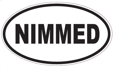 NIMMED - Oval Sticker