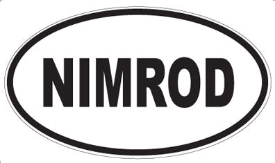 NIMROD - Oval Sticker