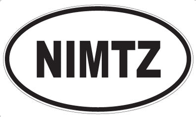 NIMTZ - Oval Magnet
