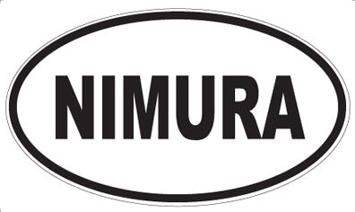 NIMURA - Oval Sticker