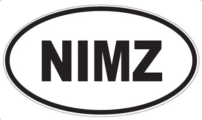 NIMZ - Oval Sticker