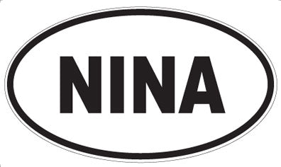 NINA - Oval Magnet