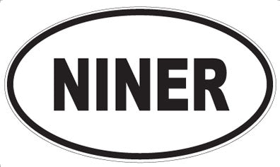NINER - Oval Magnet