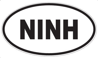 NINH - Oval Sticker