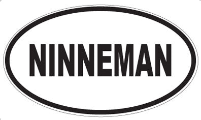 NINNEMAN - Oval Sticker