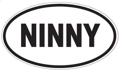 NINNY - Oval Magnet