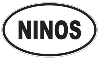 NINOS - Oval Magnet