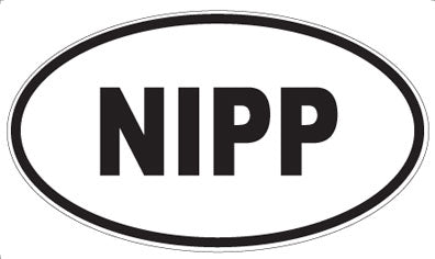 NIPP - Oval Sticker