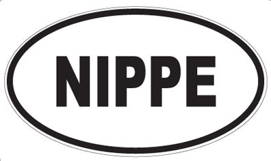 NIPPE - Oval Magnet