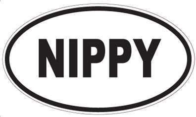NIPPY - Oval Sticker
