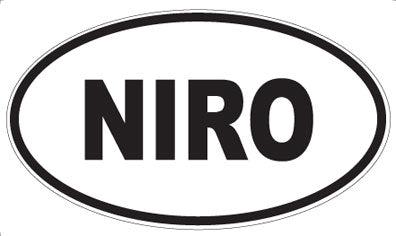 NIRO - Oval Magnet