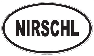 NIRSCHL - Oval Sticker
