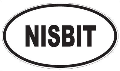 NISBIT - Oval Sticker