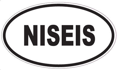 NISEIS - Oval Sticker