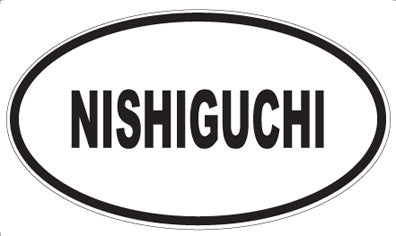 NISHIGUCHI - Oval Magnet