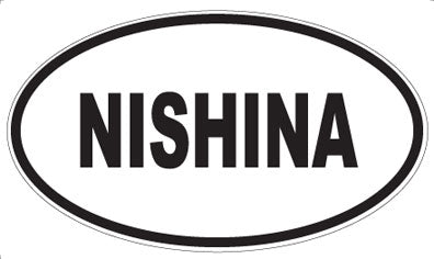 NISHINA - Oval Magnet