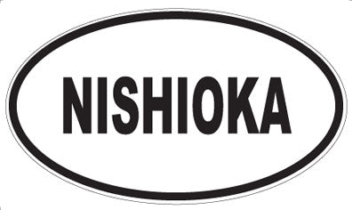 NISHIOKA - Oval Magnet