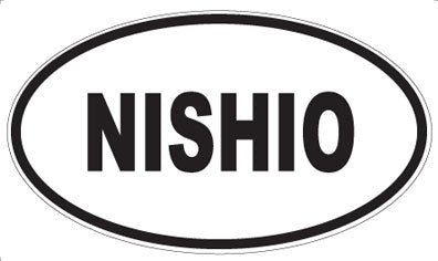 NISHIO - Oval Magnet