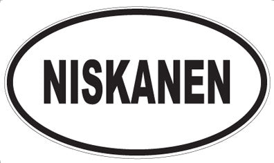 NISKANEN - Oval Magnet