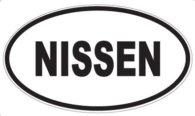 NISSEN - Oval Magnet