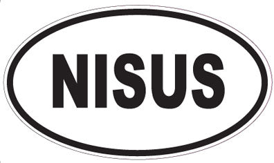NISUS - Oval Magnet