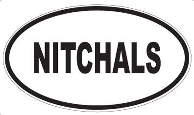 NITCHALS - Oval Sticker