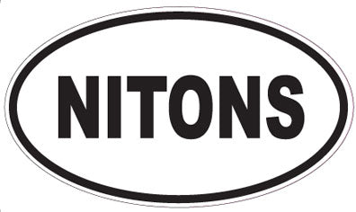 NITONS - Oval Sticker