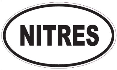 NITRES - Oval Sticker
