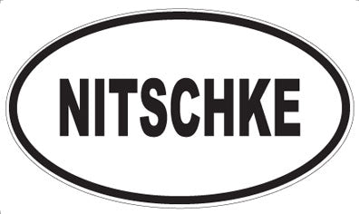 NITSCHKE - Oval Magnet