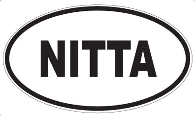 NITTA - Oval Sticker