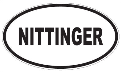 NITTINGER - Oval Magnet