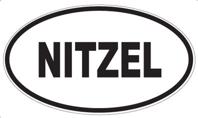 NITZEL - Oval Sticker