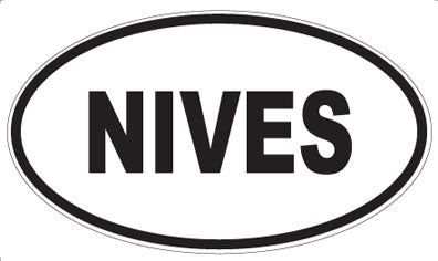NIVES - Oval Magnet