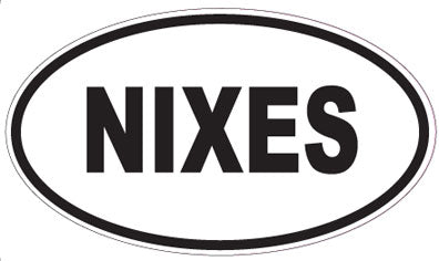 NIXES - Oval Magnet