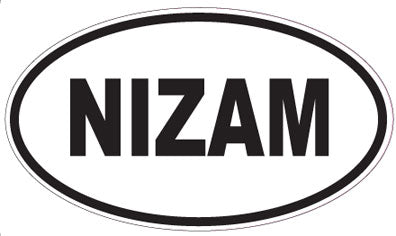 NIZAM - Oval Magnet