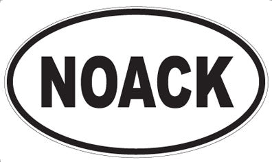 NOACK - Oval Sticker