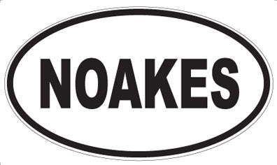 NOAKES - Oval Magnet