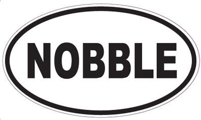 NOBBLE - Oval Sticker