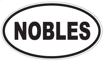 NOBLES - Oval Sticker