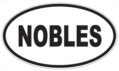 NOBLES - Oval Magnet