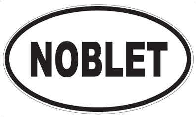 NOBLET - Oval Sticker