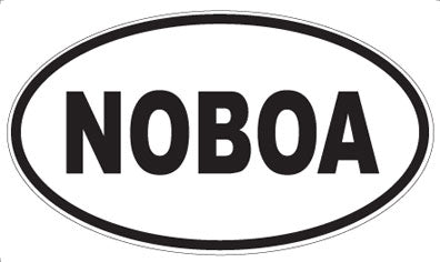 NOBOA - Oval Sticker