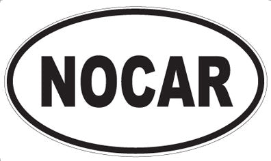 NOCAR - Oval Magnet