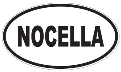 NOCELLA - Oval Sticker