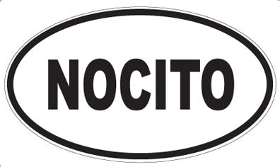 NOCITO - Oval Magnet