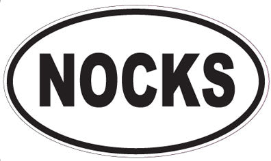 NOCKS - Oval Sticker