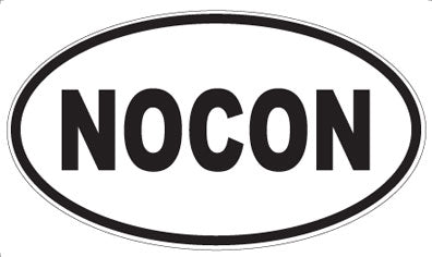 NOCON - Oval Sticker