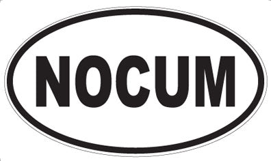NOCUM - Oval Magnet