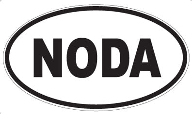 NODA - Oval Sticker