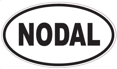 NODAL - Oval Sticker
